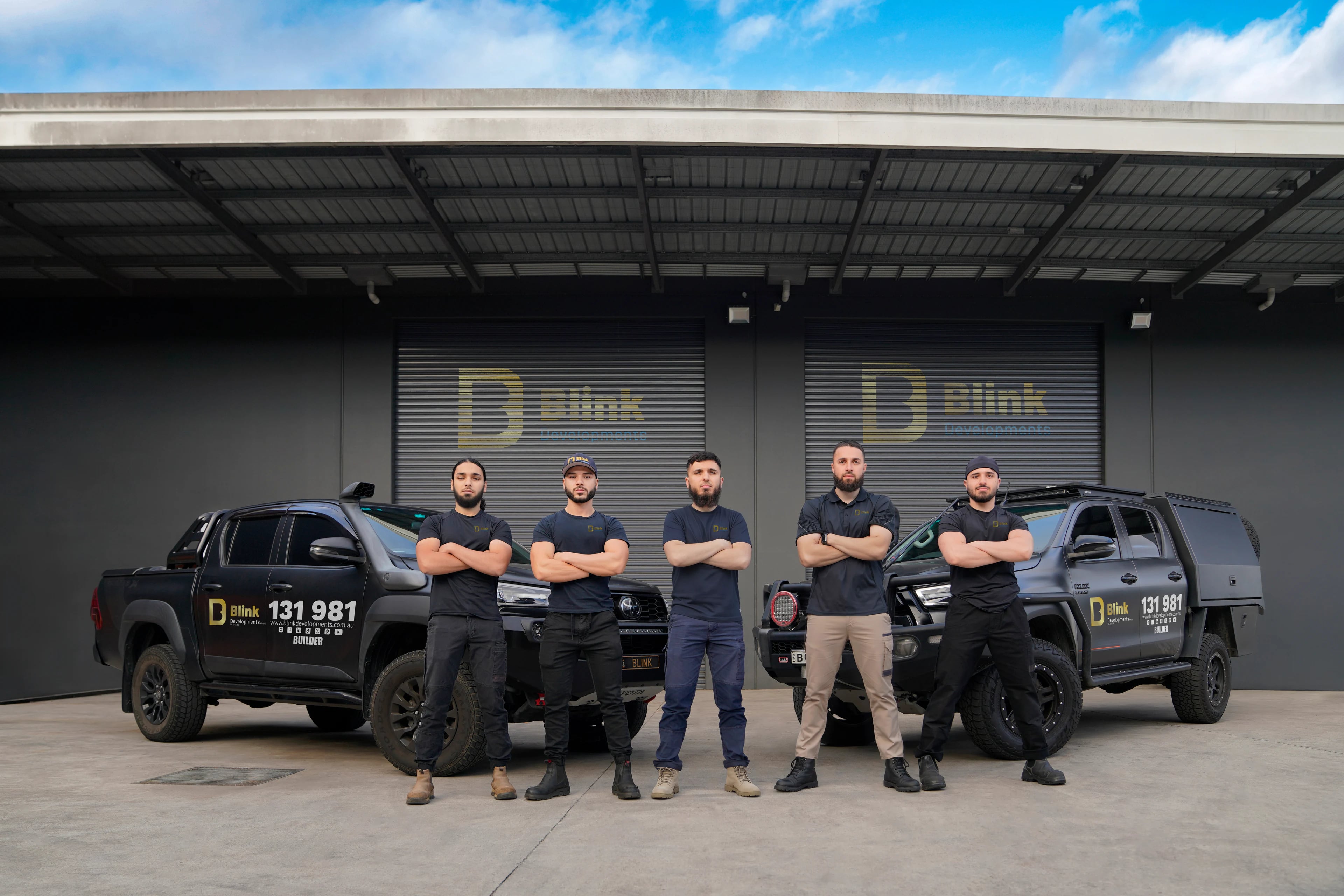 The Bathroom Renovation Windsor team with their work vehicles
